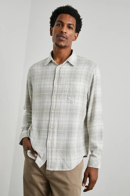 LENNOX SHIRT - WHEAT DOVE MELANGE