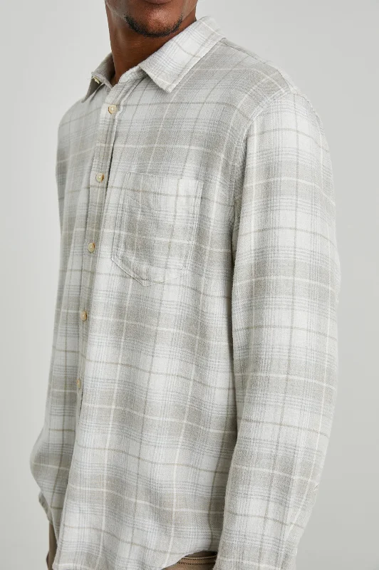 LENNOX SHIRT - WHEAT DOVE MELANGE