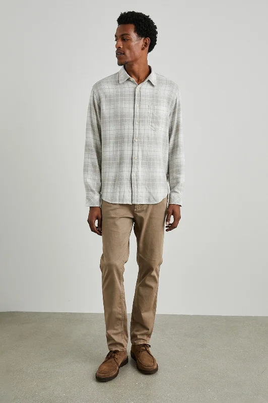 LENNOX SHIRT - WHEAT DOVE MELANGE