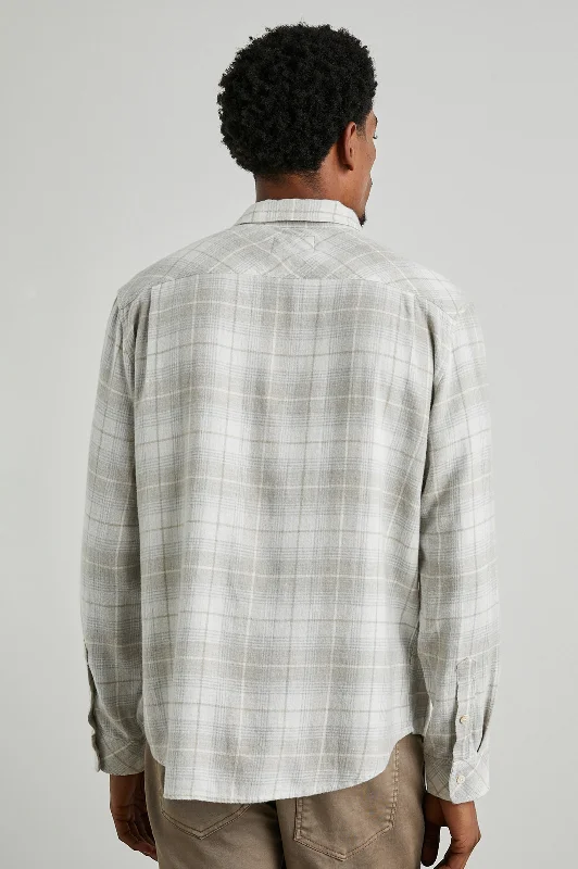 LENNOX SHIRT - WHEAT DOVE MELANGE