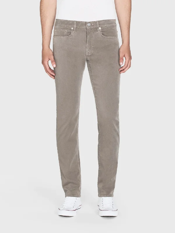 L'Homme Slim Brushed Twill -- Dusty Grey