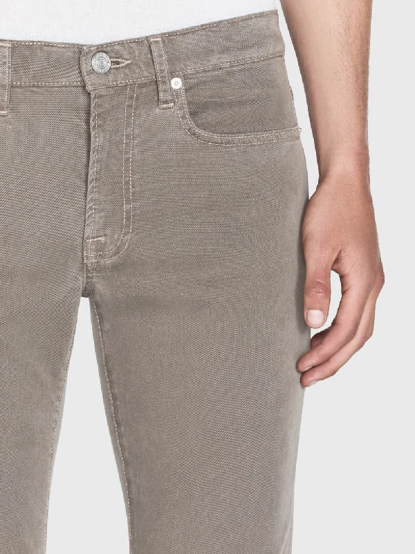 L'Homme Slim Brushed Twill -- Dusty Grey