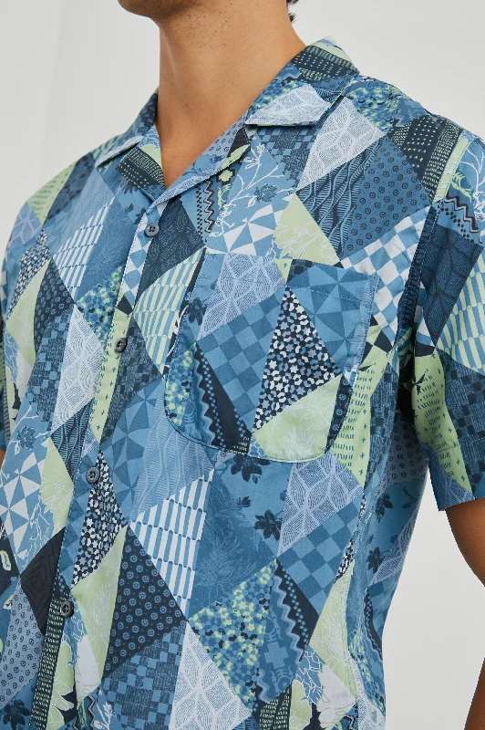 MORENO SHIRT - TRIANGLE PATCHWORK SHADOW