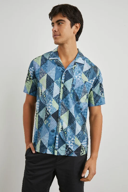 MORENO SHIRT - TRIANGLE PATCHWORK SHADOW