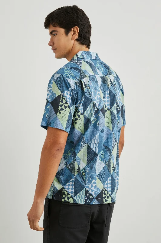 MORENO SHIRT - TRIANGLE PATCHWORK SHADOW