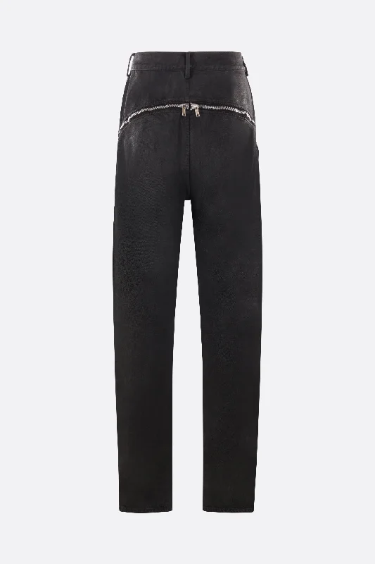 Bolan Banana high-waisted jeans in waxed denim