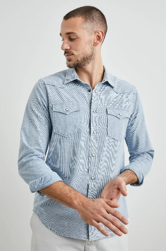 ROY SHIRT - SUNFADED INDIGO