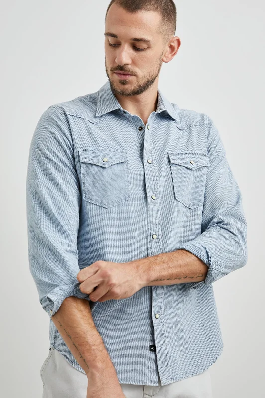 ROY SHIRT - SUNFADED INDIGO