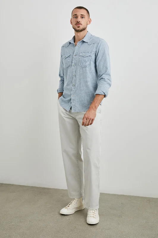 ROY SHIRT - SUNFADED INDIGO