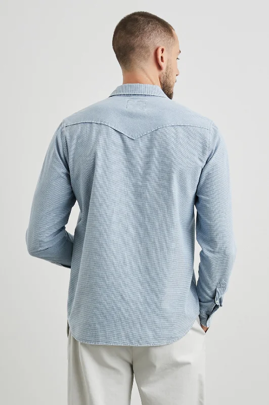 ROY SHIRT - SUNFADED INDIGO