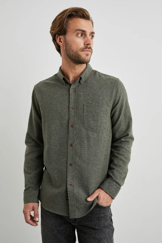 RUNSON SHIRT - HUNTER GREEN