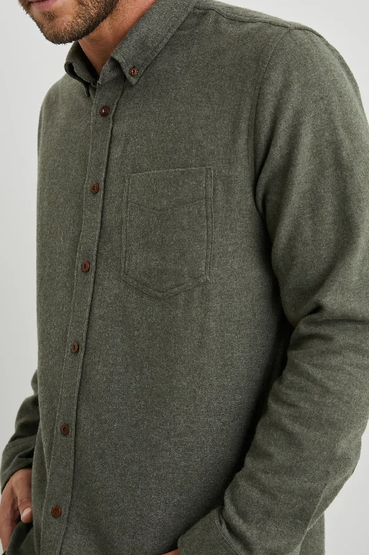 RUNSON SHIRT - HUNTER GREEN