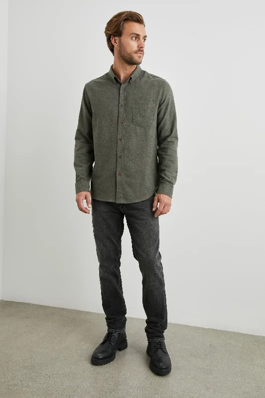 RUNSON SHIRT - HUNTER GREEN