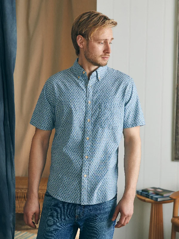 Short-Sleeve Stretch Playa Shirt - Fishscale Redux