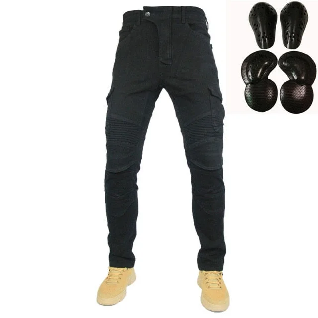 2019 Model Men's Armored Jeans Black