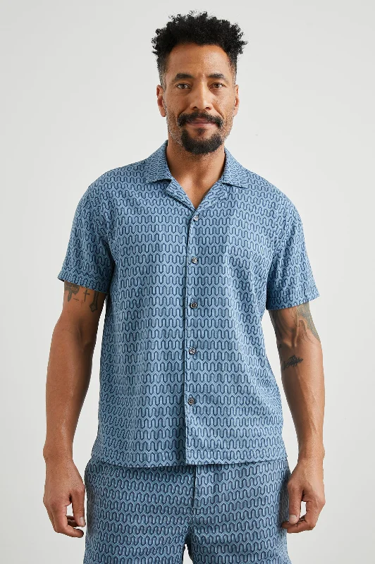 WAIMEA SHIRT - WISHBONE BLUES