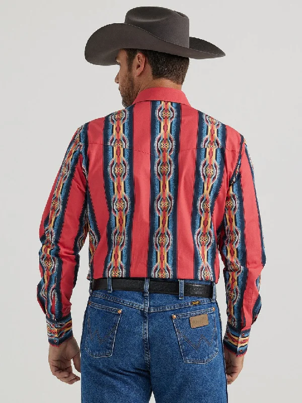 Wrangler Checotah Snap Red Print