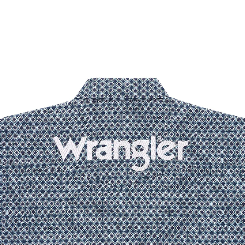 Wrangler Logo Long Sleeve Western Shirt