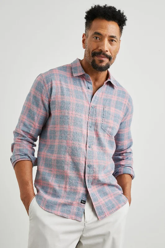 WYATT SHIRT - POPPY DENIM MELANGE