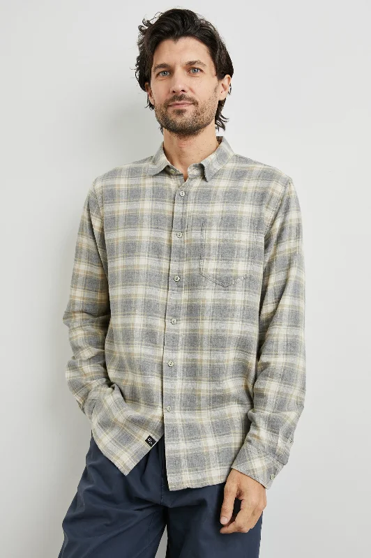 WYATT SHIRT - CHARCOAL DESERT MELANGE