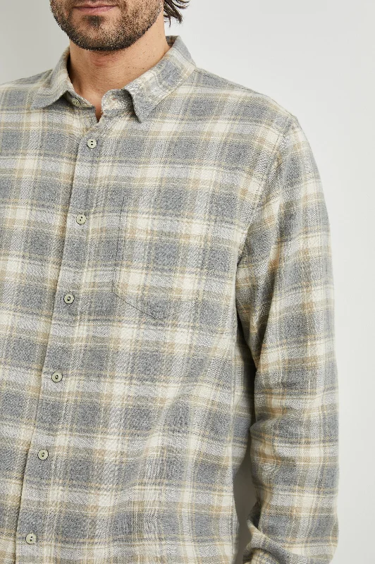 WYATT SHIRT - CHARCOAL DESERT MELANGE