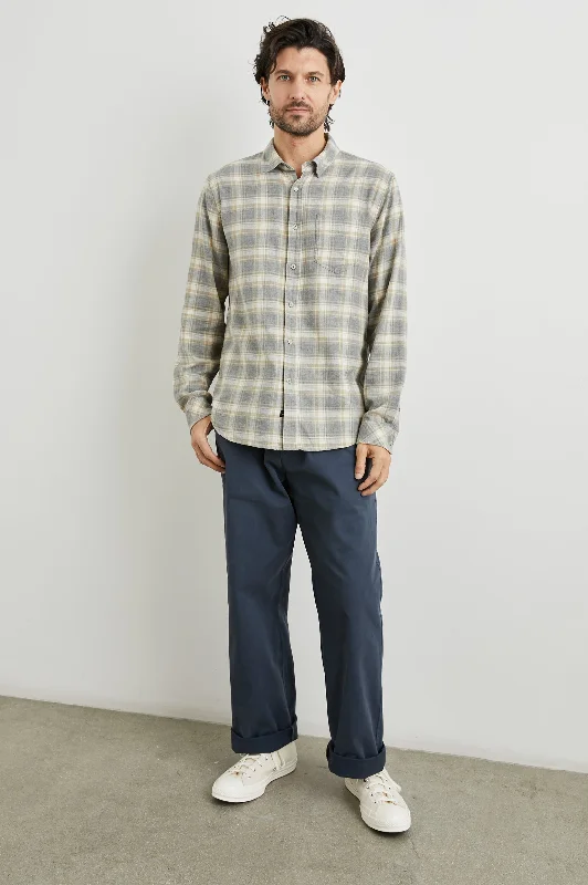 WYATT SHIRT - CHARCOAL DESERT MELANGE