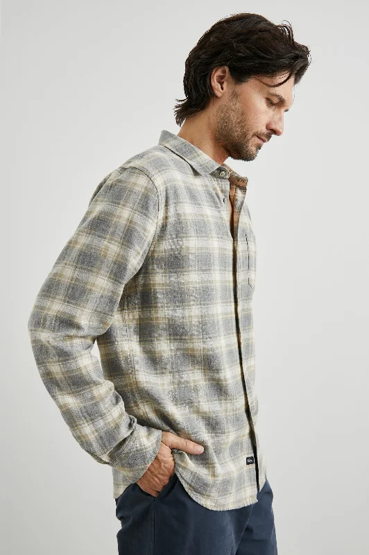 WYATT SHIRT - CHARCOAL DESERT MELANGE