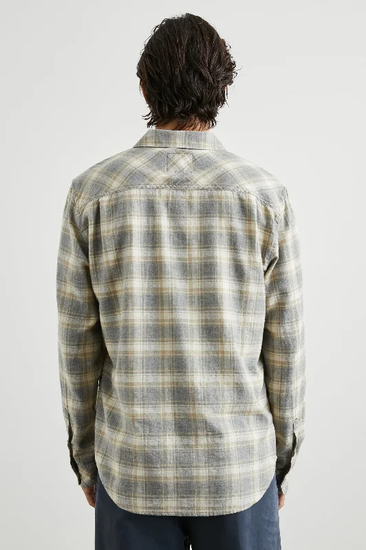 WYATT SHIRT - CHARCOAL DESERT MELANGE