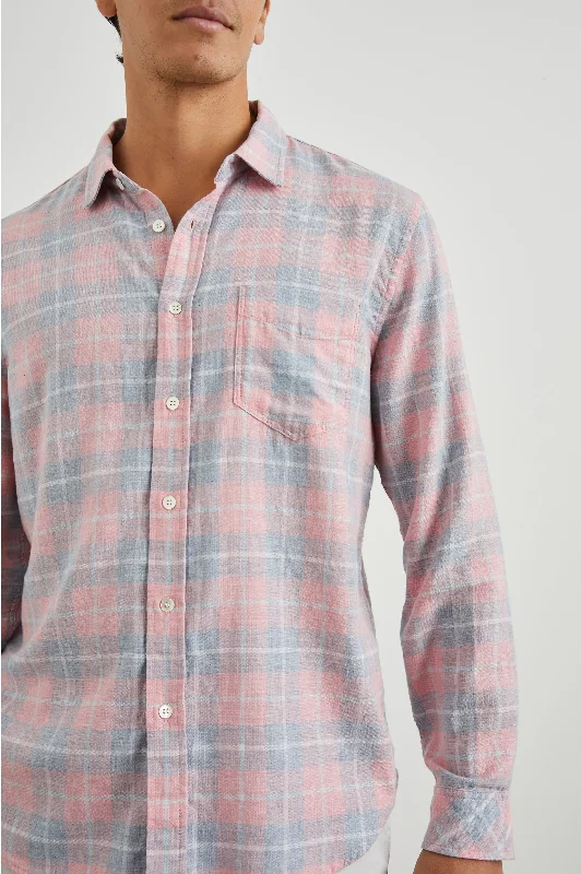 WYATT SHIRT - GUAVA SEA GLASS