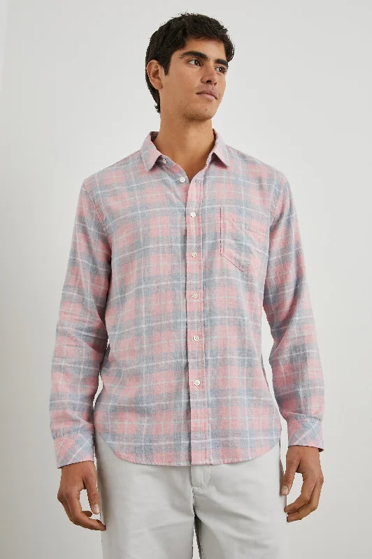 WYATT SHIRT - GUAVA SEA GLASS