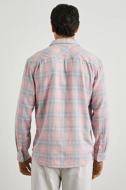 WYATT SHIRT - GUAVA SEA GLASS