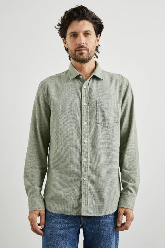 WYATT SHIRT - JADE ETCH