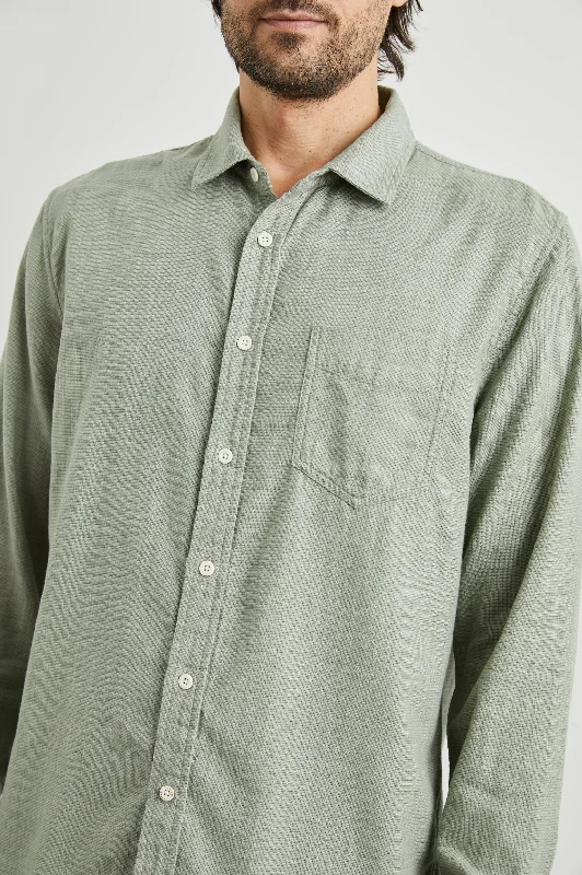 WYATT SHIRT - JADE ETCH