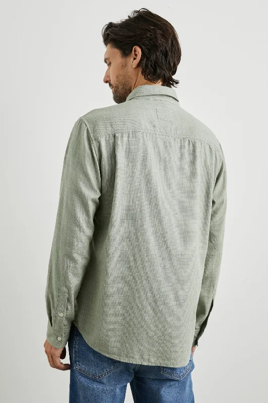 WYATT SHIRT - JADE ETCH