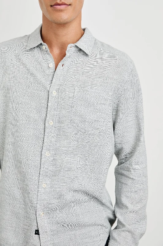 WYATT SHIRT - PLATINUM ETCH