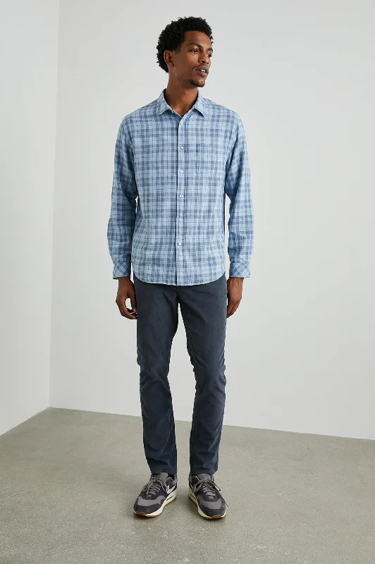 WYATT SHIRT - SKY DENIM HEATHER