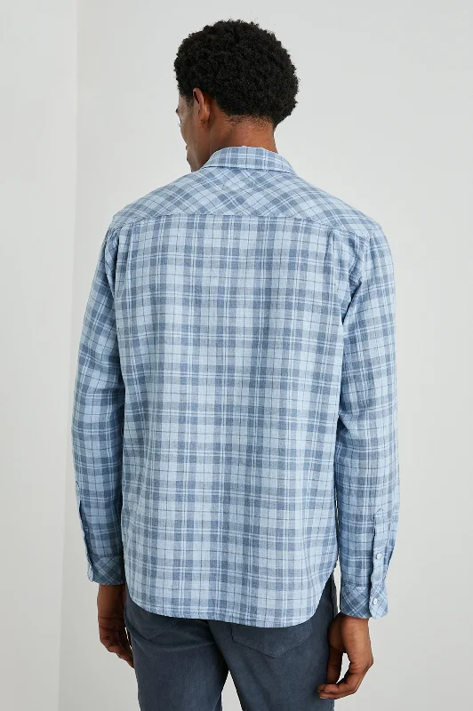 WYATT SHIRT - SKY DENIM HEATHER