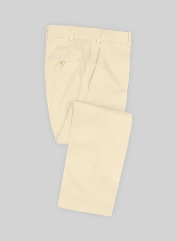 Italian Sandy Beach Cotton Stretch Pants