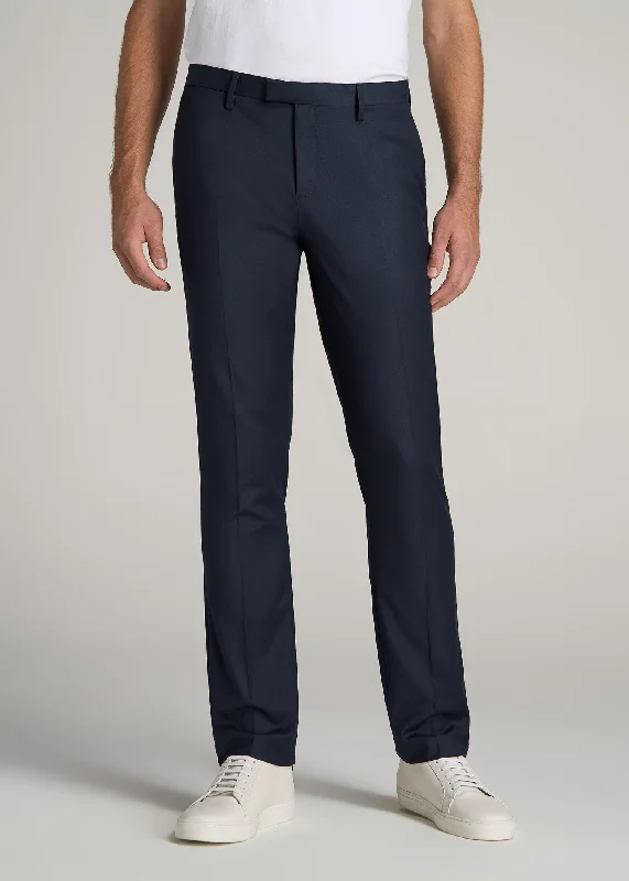 Suit Trousers for Tall Men in True Navy