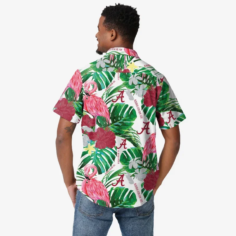 alabama-crimson-tide-flamingo-button-up-shirt