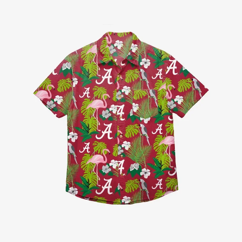 alabama-crimson-tide-floral-button-up-shirt