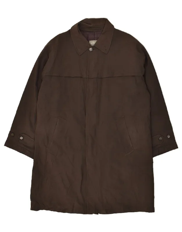 ALLEGRI Mens Windbreaker Coat UK 38 Medium Brown