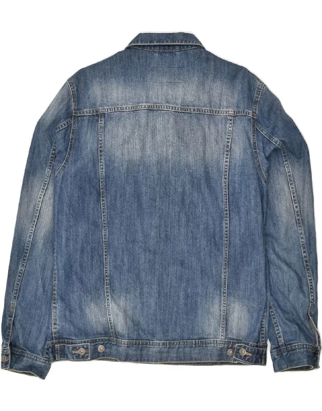 arizona-jeans-mens-denim-jacket-uk-42-xl-blue-cotton