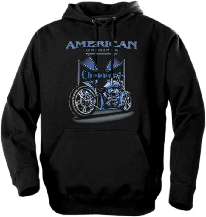 ""Biker Hoodies - ""American Classic Choppers"" Biker Hoodie""