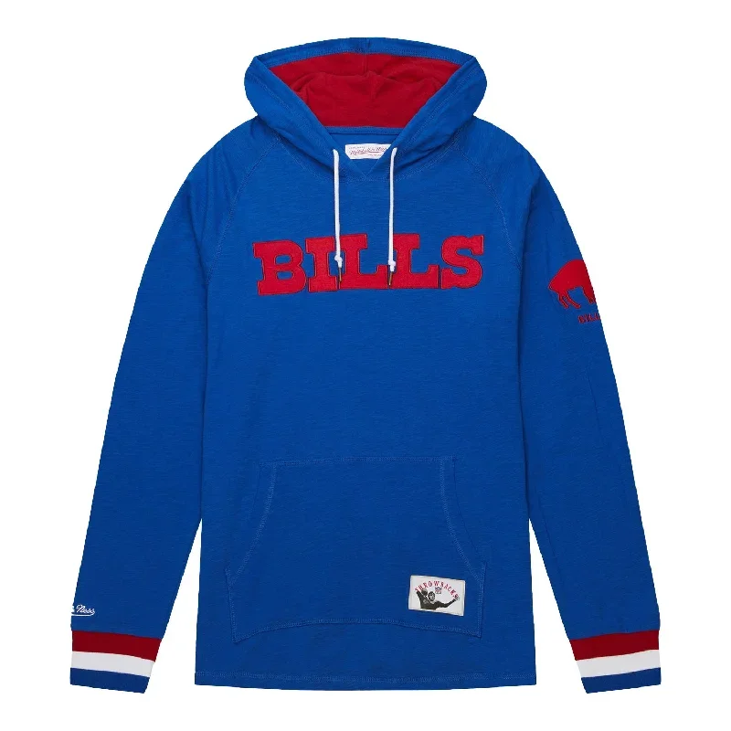 Mitchell & Ness Buffalo Bills Legendary Slub Long Sleeve Hooded T-Shirt