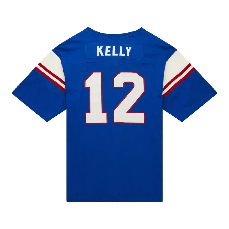 Mitchell & Ness Buffalo Bills Icon Premium Jim Kelly Name & Number T-Shirt