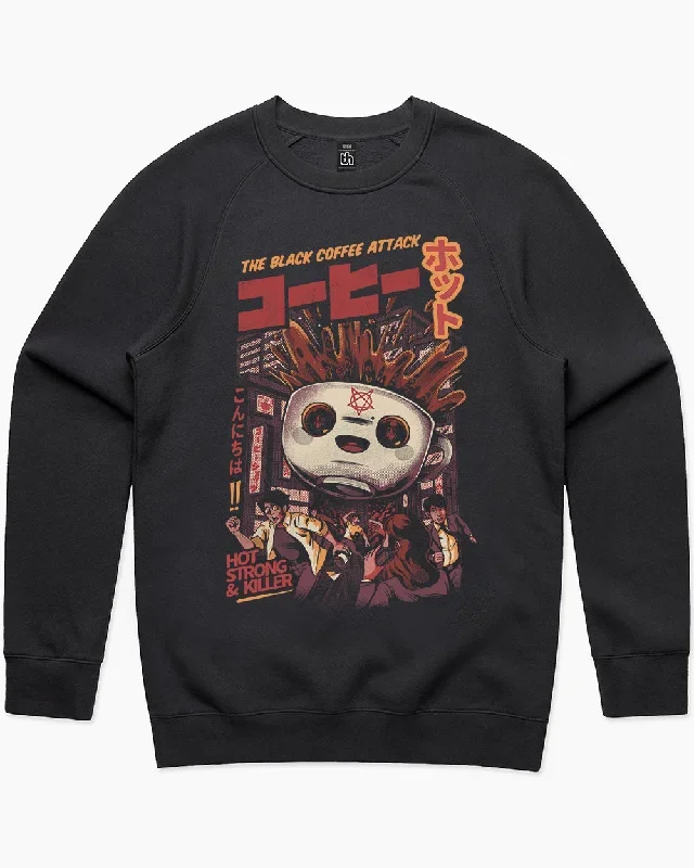 Black Coffee Kaiju Jumper