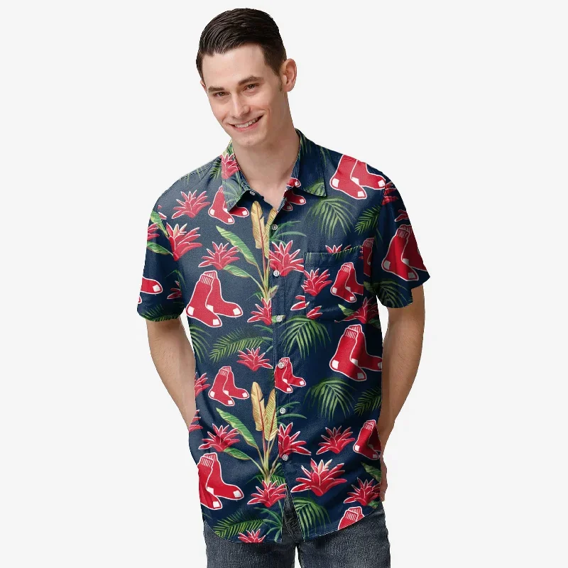 Boston Red Sox Victory Vacay Button Up Shirt