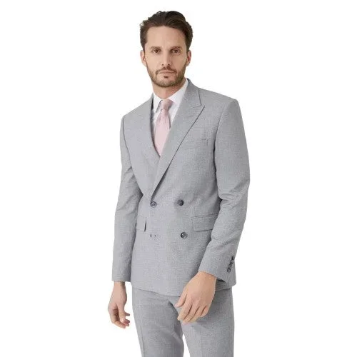 Burton Mens Textured Slim Suit Jacket