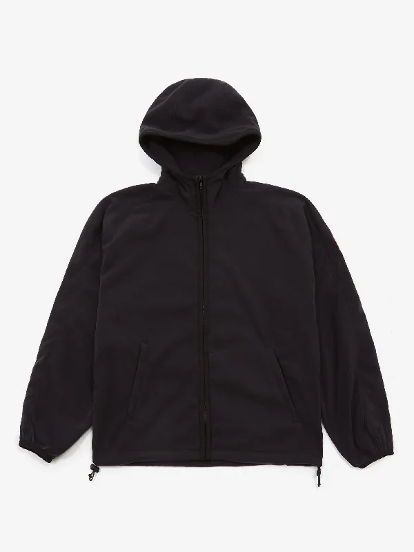 C.E Cav Empt Fleece Zip Hoodie - Black